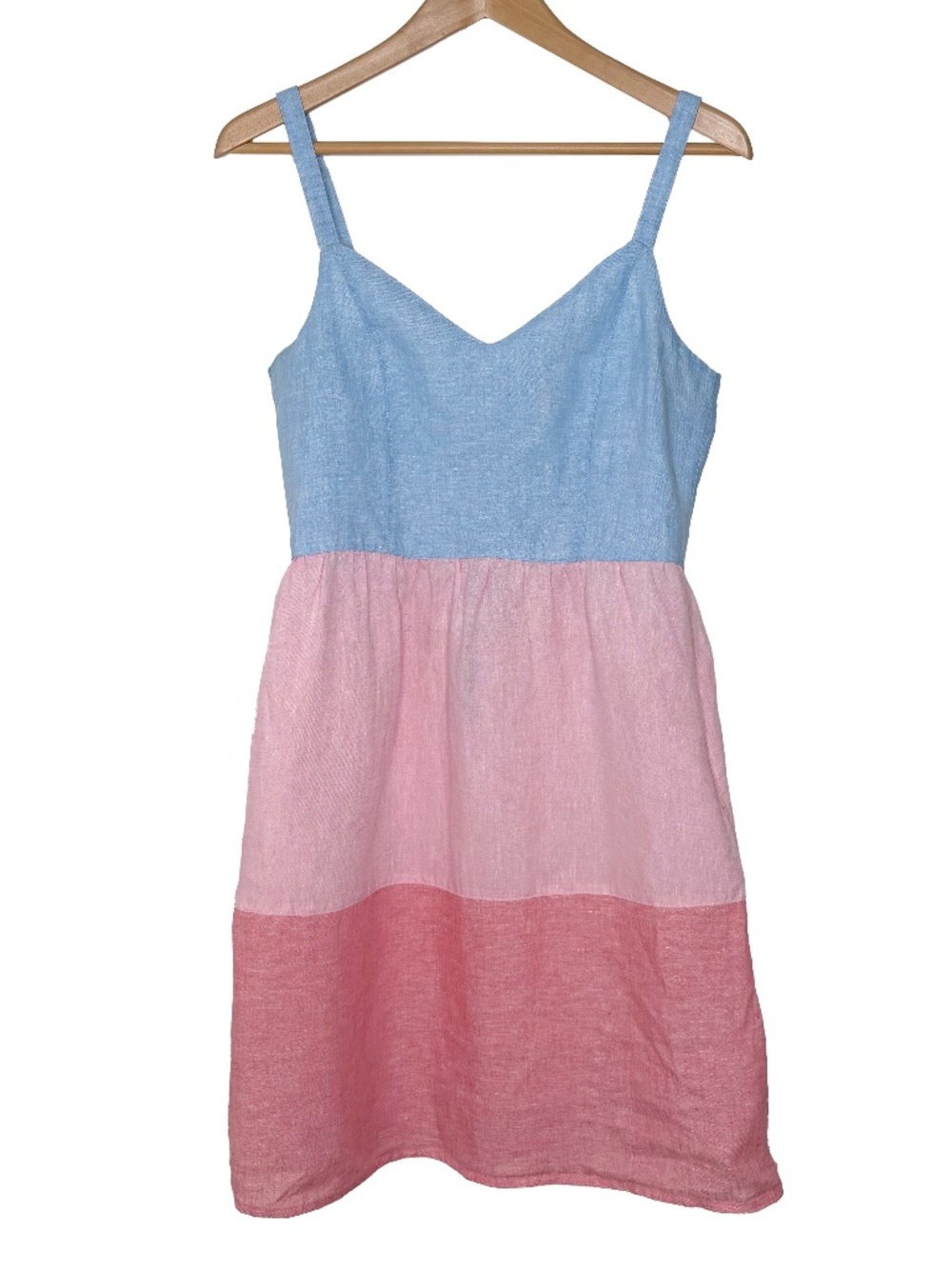 Cynthia Rowley Linen Colour Block Sundress Size Small